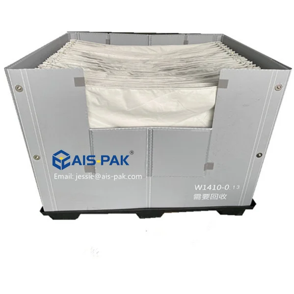Customized Plastic Pallet Box with PP Corrugated Separator