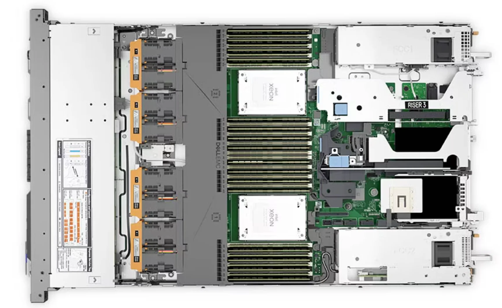 DELL PowerEdge R650 1U Rack Server with Intel Xeon Silver 4310 DDR4 Memory SSD & HDD 800W Power Supply