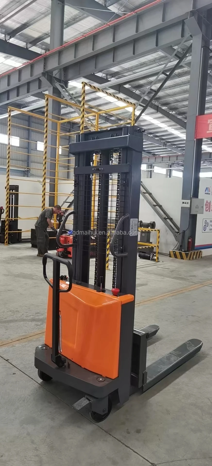 Ctd Semi-electric Stacker Pallet Stacker Forklift Lift Truck Battery ...