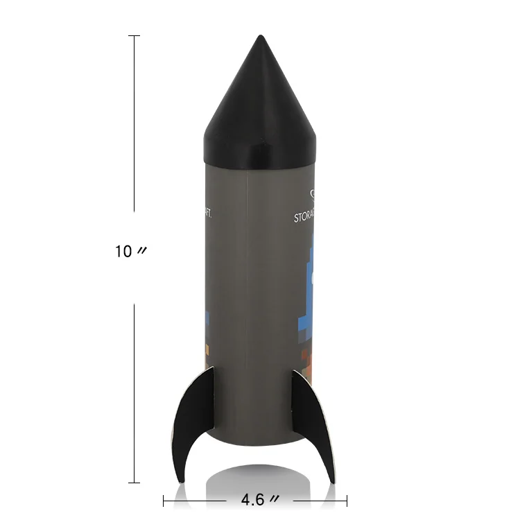 OEM Rocket Shape Packaging Box With Different Shape Custom