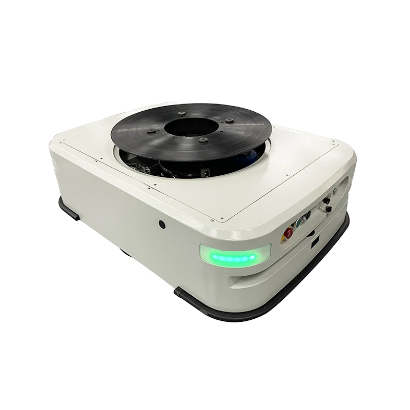 New AGV Automatic Guide Vehicle QR Code Guide Method with Good agv Robot Price