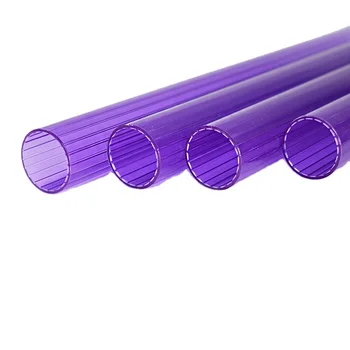 factory cheap price customization clear round PVC plastic tubes ABS plastic pipes PP PE extrusion tube for building