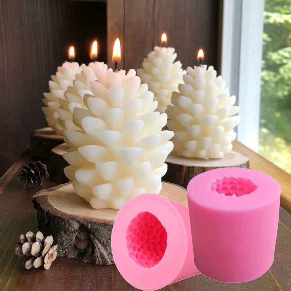 Khuôn làm nến pinecone 3D là một sản phẩm độc đáo, giúp tạo nên những chiếc nến thật xinh xắn và đẹp mắt. Nếu bạn đang tìm kiếm một món quà đặc biệt hoặc muốn tạo ra những chiếc nến độc đáo cho ngôi nhà của bạn, hãy đến xem hình ảnh khiến bạn mê mẩn với khuôn làm nến pinecone 3D này.