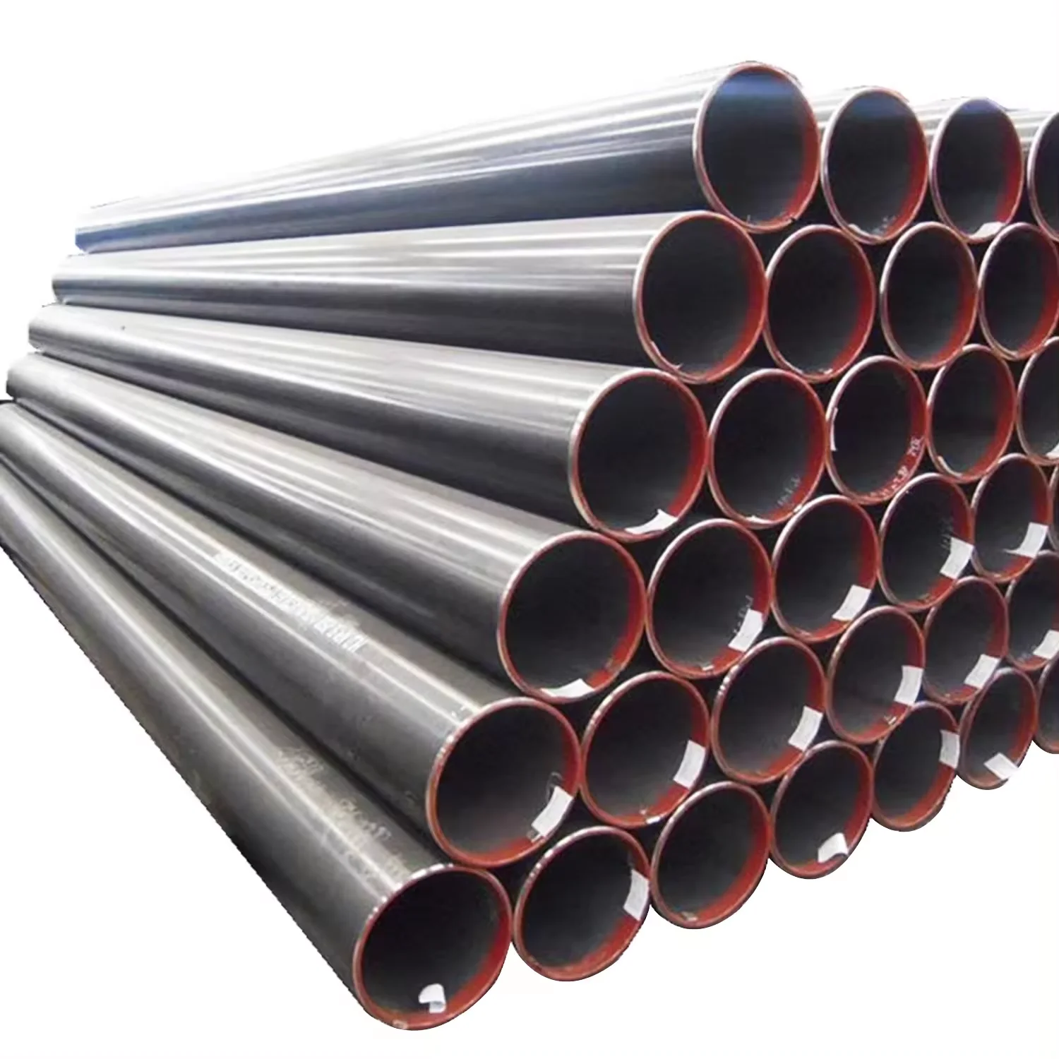 Astm A53 A106 1045 Round Hot Rolled Welded Mild Carbon Steel Seamless Pipe steel pipe factory