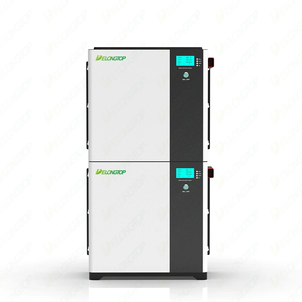 Smart Communication Solar Inverter 10KWH Power Wall LiFePO4 Battery 10KWH 200AH 48V Wall Mounted Stackable Battery Pack