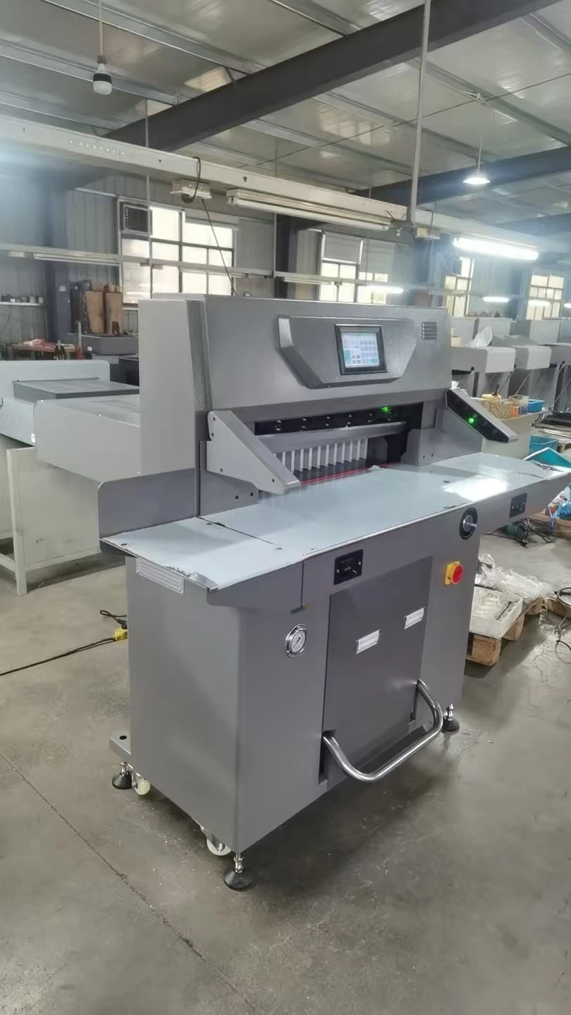 720MM Manual  Electric Book Edge Trimming Cutter Guillotine Cutter A3 A4 A5 Size Paper Cutting Machine Electric Paper Cutter