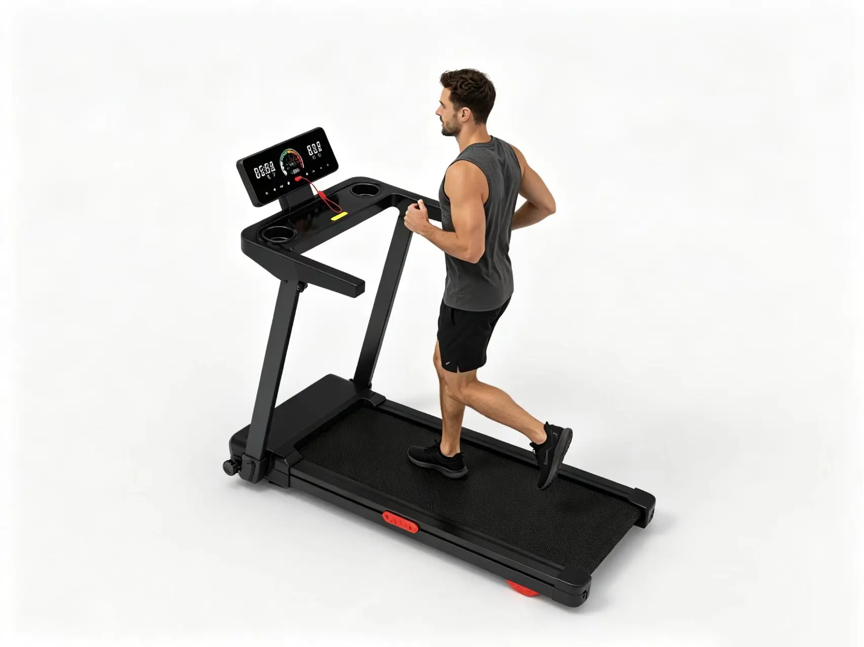 Treadmill Functions Multi-Function Smart Electric Treadmill 12-Speed Adjustment ...