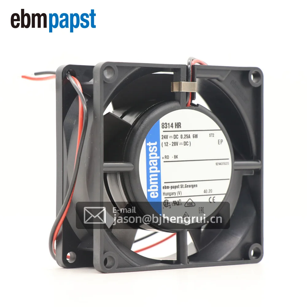 
Ebmpapst 8314HR IP20 24V DC высокоскоростной ebm вентилятор Инвертор Мини охлаждающий вентилятор 