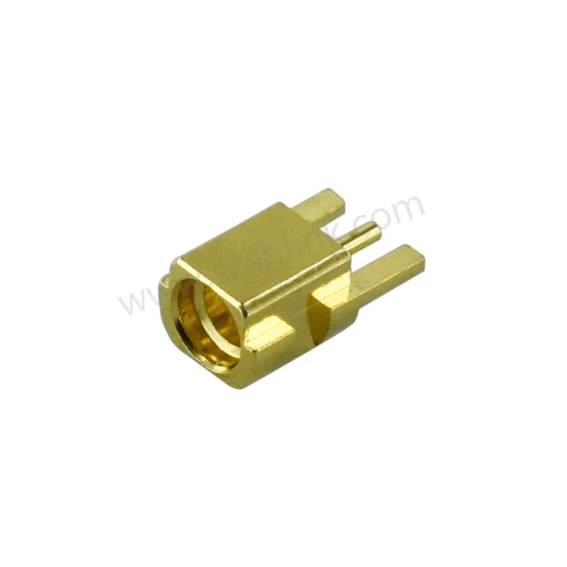 10PCS Gilded MMCX socket jack Female RF Coaxial Connector Straight connector 