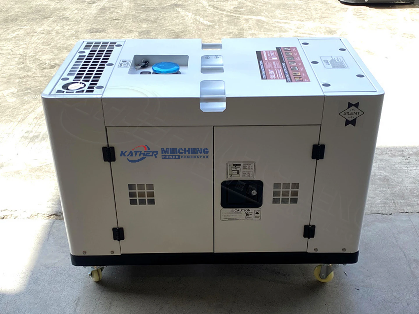 product double cylinder air cooled diesel silent generator with low noise level 15kw 12kw diesel gensets high quality diesel generator-8