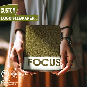 Hot Selling A5 Cork Diary Custom Logo Hardcover Planner Recycled Notebook Gift Set Eco-friendly Coffee Grounds Leather Planner