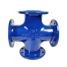 JSP Ductile Iron Pipe Fittings All Flanged Cross Fusion Bonded Epoxy ISO2531/EN545 Ductile Iron Pipe Fittings