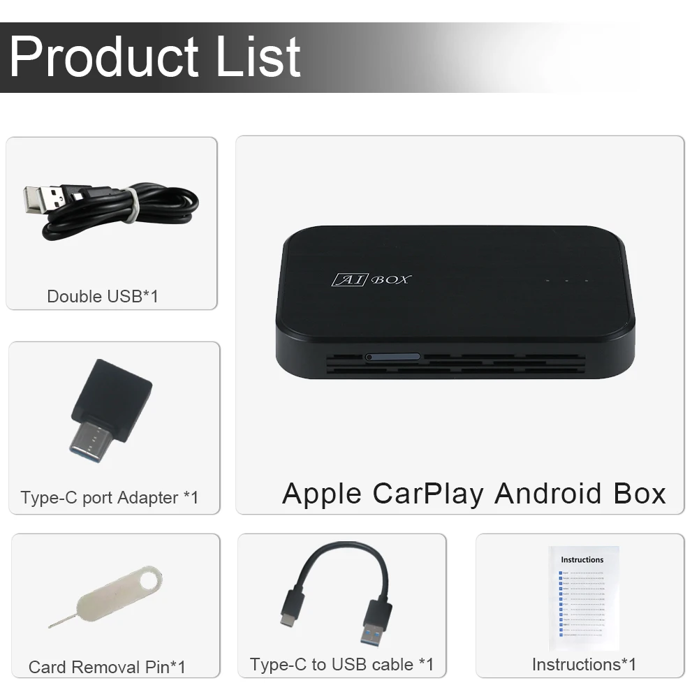 Android Ai Box - Built in Android12 OS with 4+64G 4G TLE