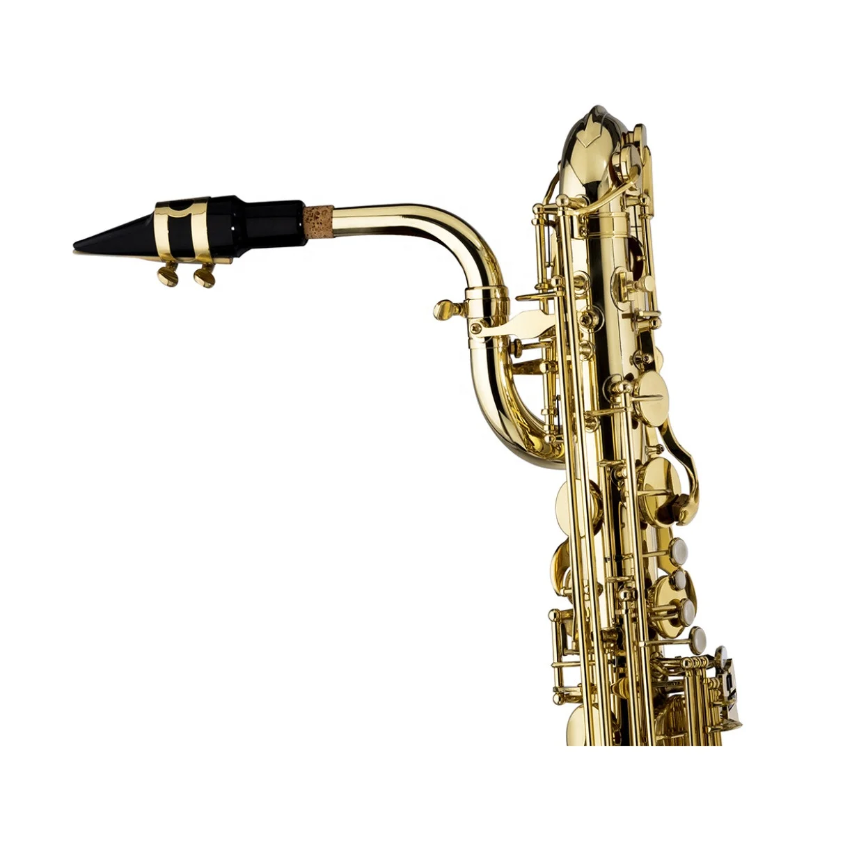 SEASOUND OEM Professional Baritone Saxophone EB Tone Gold Lacquer with High-grade Waterproof Case JYBS104