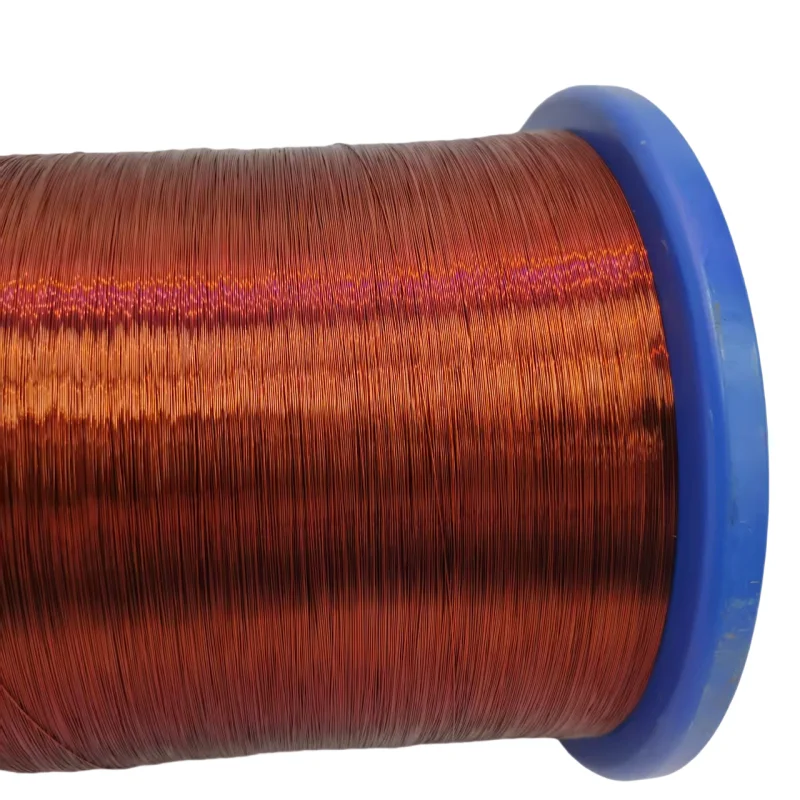 Factory Cheap Price 0.470mm Class 180 Solid Bare Copper Wire Polyesterimide Enameled Round Wire for Industrial Use