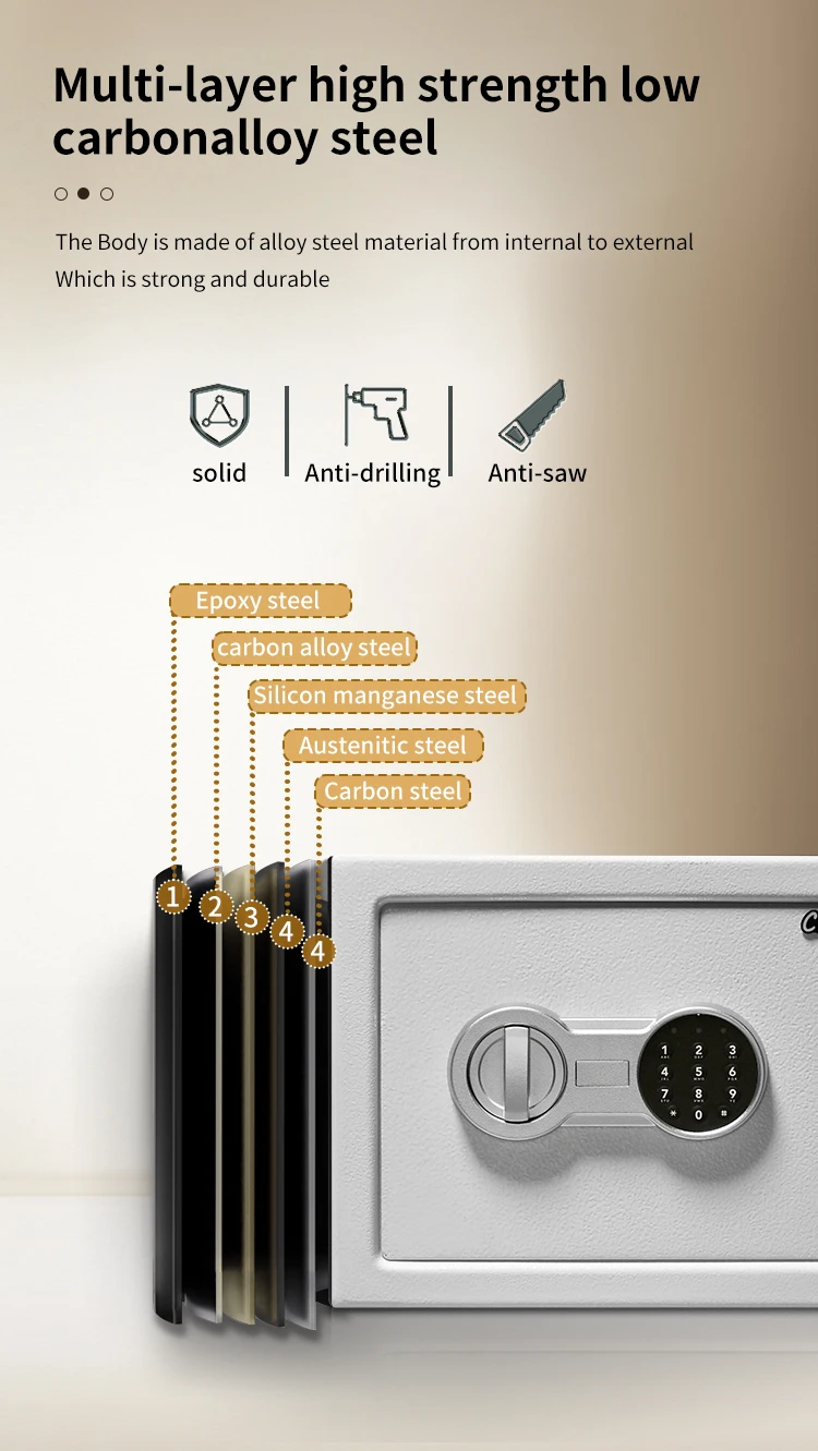 CEQSAFE Small Office and Home Security Money Electronic Digital Safe Box manufacture