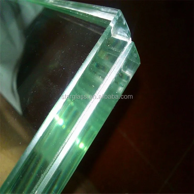 6mm 8mm 10mm Bulletproof Laminated Tempered Building Glass for Curtain Wall Staircase Decoration
