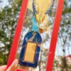 Boîte suspendue pour pendentif en forme de cœur pour hommes