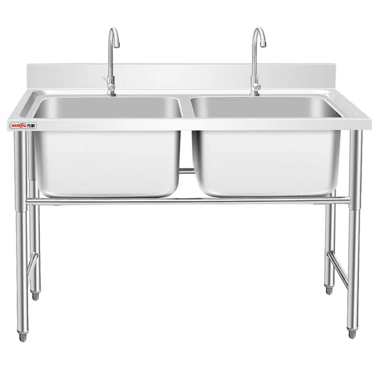 Double Bowl Stainless Steel Corner Sink Stainless Steel Kitchen Sink Factory