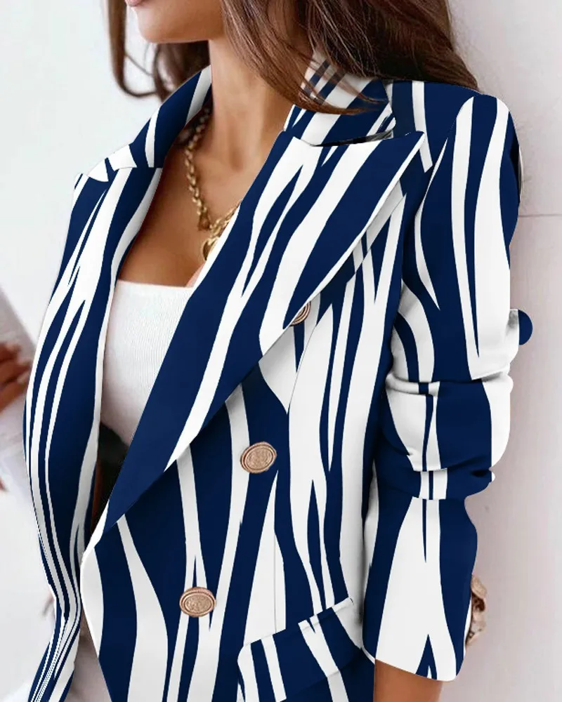 The New Coats Casual Temperament Business Suit Women Long Sleeved