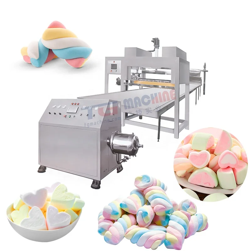 Factory Price Automatic Filling Marshmallow Making Machine Cotton Candy Production Line