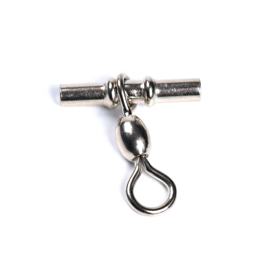 FishTrip Attrezzatura da pesca girevole a 3 vie, 50 pezzi, girelle a T