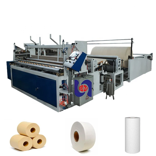 Toilet paper small roll production line high efficiency and quality toilet paper rewinding machine factory price