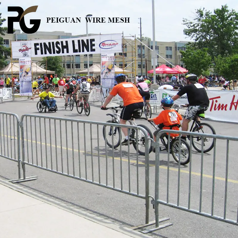 Anping Metal Steel Fence Crowd Control Barrier Hire Temporary Fencing
