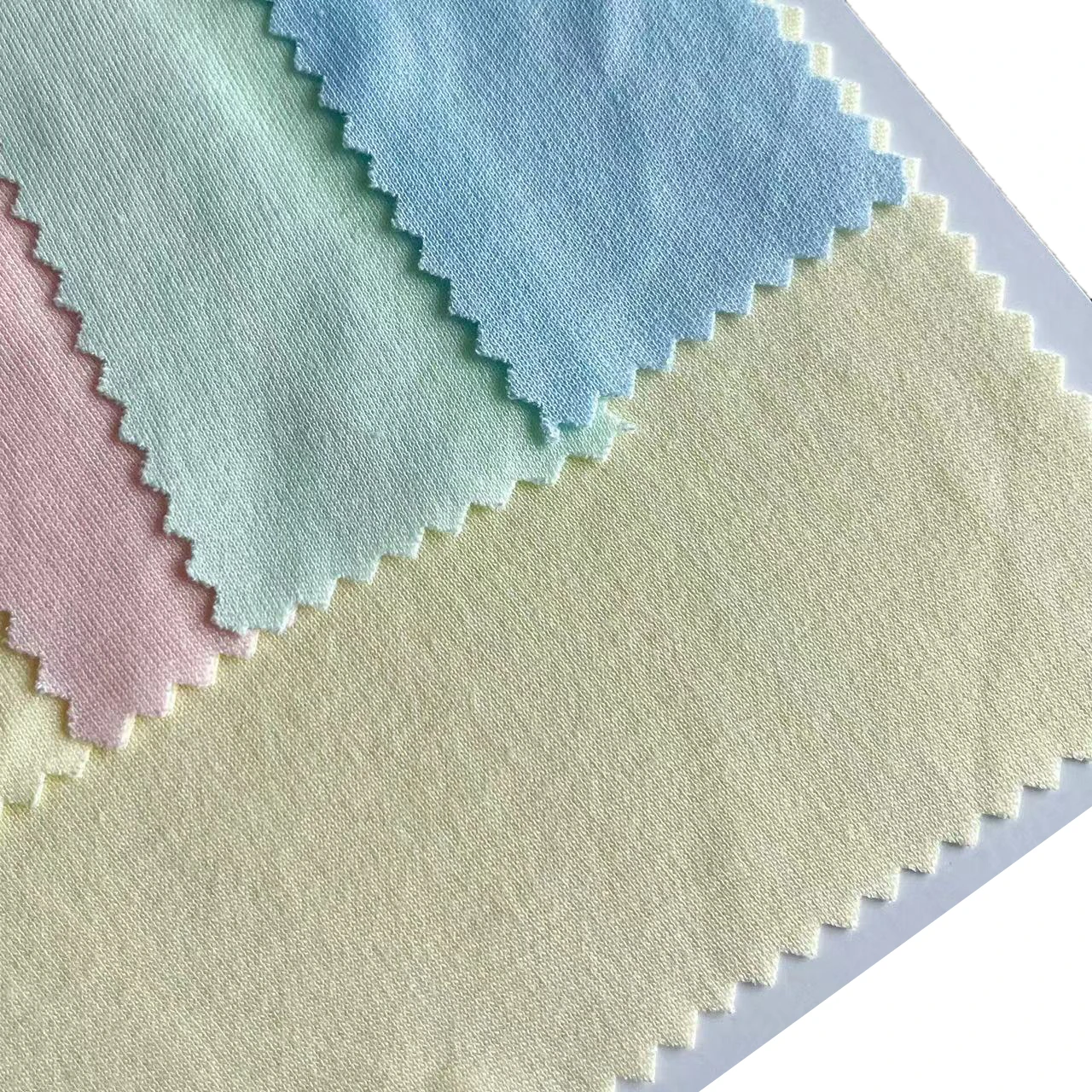 Solid Knitted Plain Soft 70 Bamboo 30 Organic Cotton Infant Interlock