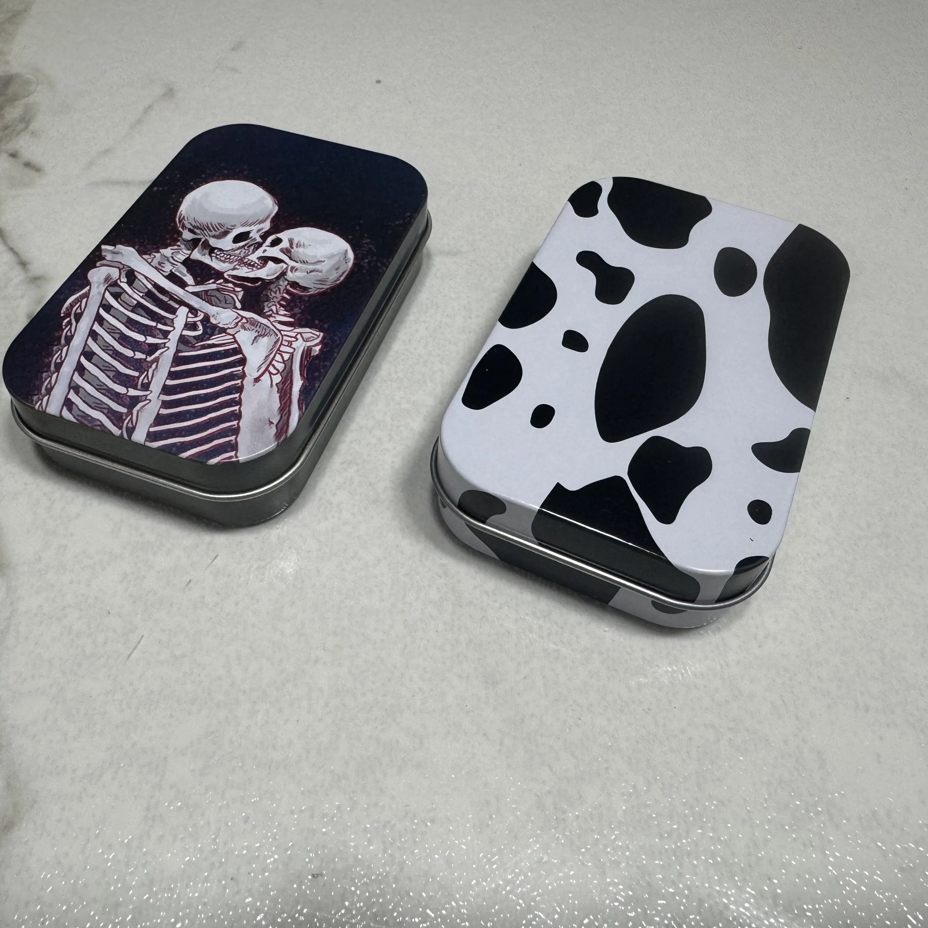 skull tobacco tin 4 Vintage Skoal Empty chewing snuff United States Tobacco Co Vintage Treasures have arrived- *A