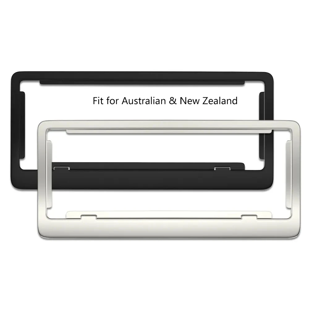 Custom Stainless Steel Car License Plate Frame Number License Plate for Australian Car supplier