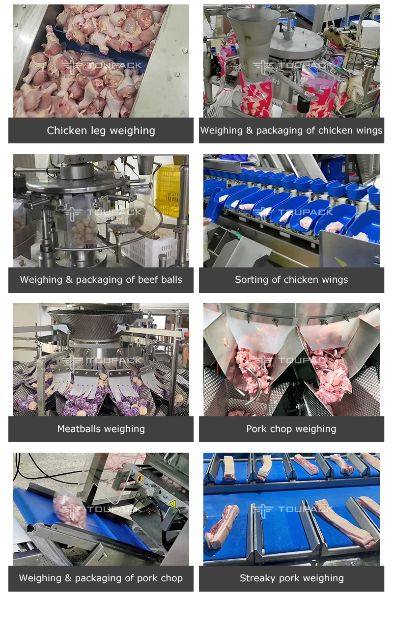 500 KG 220 V 1 Year Automatic Multihead Weigher Packing Machine for Food and Granule Products