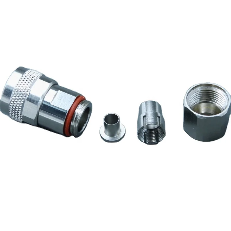 Connettore Per Cavi LMR300 Aircell 7 A Morsetto Per Cavi Coassiali - Compatibile Con Aircell 7, LMR300, 5D-FB, Fissaggio A Compressione Connettore N Maschio