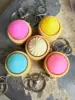 color dumpling keychain with light 2