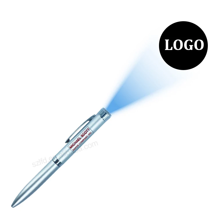 Заказной логотип светодио дный Шариковая ручка OEM изображение логотип проекционный фонарик ручка светильник