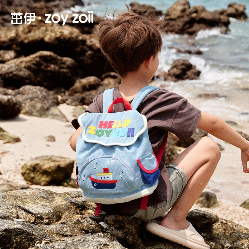 ZOYZOII Kids School Bag 2024 Denim Backpacks for Students