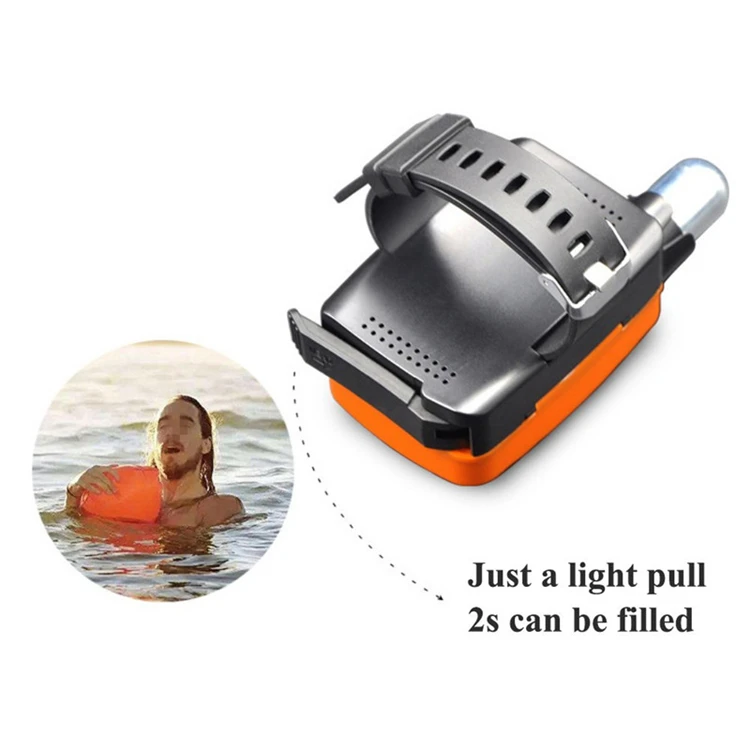 Portable Anti-Drowning Bracelet Float Swimming Safety Self Rescue Lifesaving Wristband With Carbon Dioxide Safe Device