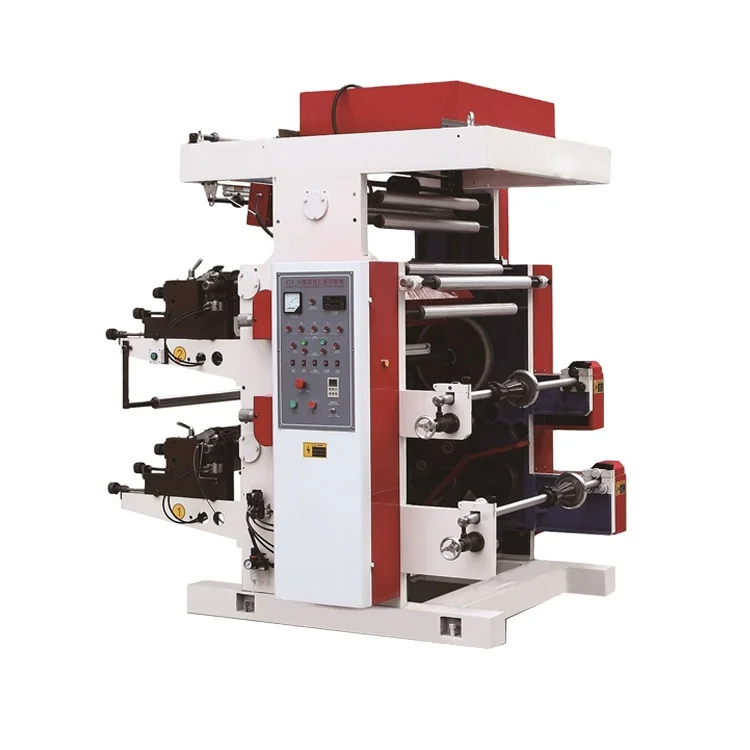 Высокое качество Полный Зерноуборочные комбайны обрабатывающие автоматически 2 Цвет флексографическая печатная машина небольшой полиэтиленовый пакет