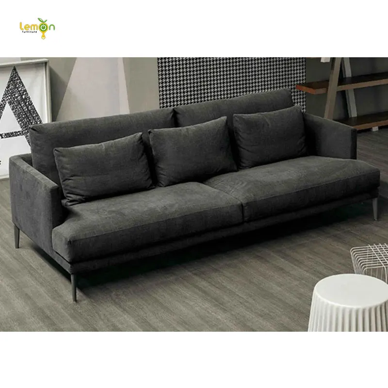 Modern Removable and Washable Sofa Cloth Wooden Living Room Sofa Furniture
