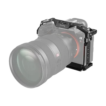SmallRig Camera Cage for Sony A7RIII / A7III / A7M3 Camera W/Shoe Mount, Built-in NATO Rail - 2087D