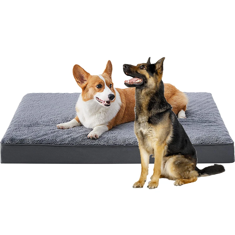 camas perro anti-anxiety eco-friendly indestructible memory foam orthopedic cat dog crate bed pet cushion