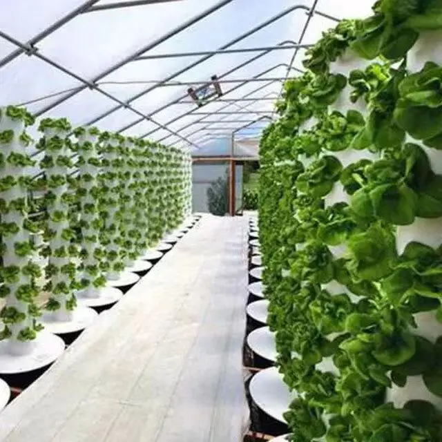 Hydroponics Growing System Vertical Design Tower Rotating Garden Aeroponic Tower Farm Rotating Hydroponics System