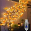 W-YS-TreeLight-Foglia d'acero-Bianco