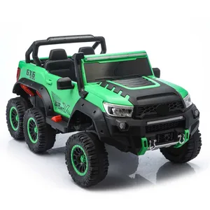 6x6 Off-Road Kids Ride-on 12V Electric Truck Unisex Kinder Battery Operated 7ah for Ages 2-4 Years Plastic Material
