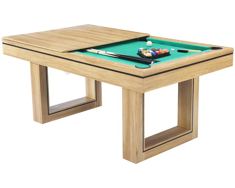 Modern Design 3 In 1 Multifunction Game Mdf Bed Billiard Dining Pool Table With Table Tennis