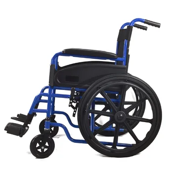 Lightweight Manual Wheelchair Extra Wide Standard Folding 120 kg Capacity Cheap 120 kg Lightweight Walker Rollator