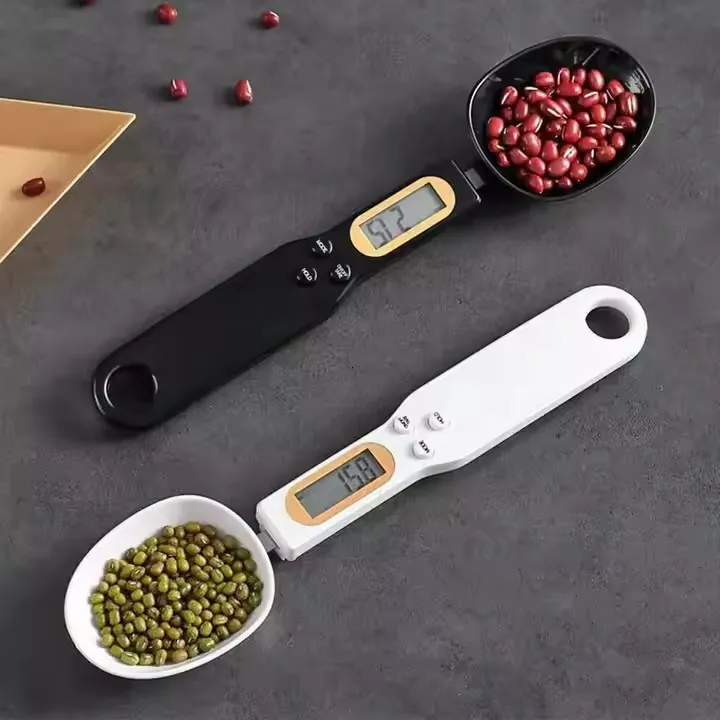 MHK27 500g/0.1g Precise Digital Kitchen Scales LCD Display Electronic Measuring Spoon with Battery Power Made of Durable Plastic