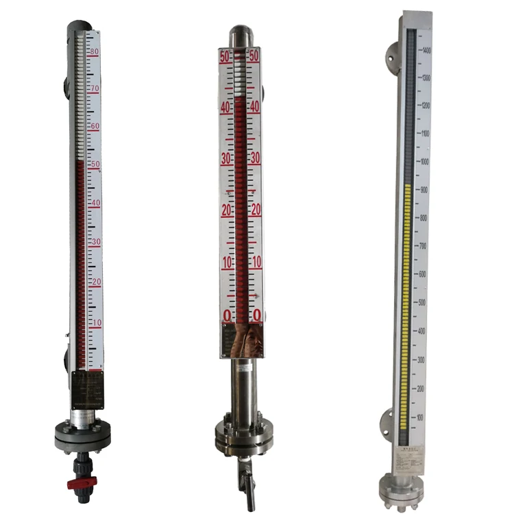 Industrial Dual Level Liquid Level Indicator Transmitters Different Liquid Interface Magnetic Float Application