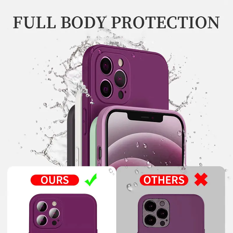 Liquid Silicone Shockproof Case for iPhone Series