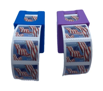 100 Rolls Stamps Packaging Stickers 2022 US Postal Stamps Postage Forever Roll of 100 US Flags Collection